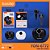 Fone De Ouvido Sem Fio Wireles Bluetooth 5.1tws Preto Anatel Cor Da Luz Preto Cor Preto - Imagem 5