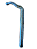 Garfo Rabeta Seletor Marcha Cambio Ponta Curva 1300 1500 1600 Fusca Sedan VW 0803115411 - Imagem 2