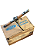 Garfo com Haste 3a 4a  do Cambio Corcel Del Rey Pampa Ford BD1M7325A - Imagem 1