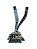Chave do limpador de parabrisas com esguicho e chave do farol - Escort  84 a 86 81AG11K665CA Original Ford - Imagem 2