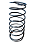 Mola Alavanca Cambio Corcel 71/ arame 2.4mm Ford 59022 - Imagem 2