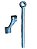 Haste Seletora Cambio Corcel Belina Del Rey 5 Marchas Ford BD9M7302D - Imagem 1