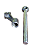 Haste Seletora Cambio Corcel Belina Del Rey 5 Marchas Ford BD9M7302D - Imagem 2
