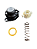 Reparo Parcial Cupula Cambio Escort 1.8 Ford 90AU7312CK - Imagem 2