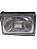 Farol Completo Assimétrico LD Lado Direito GM Opala 80/ Original Cibié Novo de Época - Imagem 1