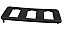Moldura Tripla dos Botões do painel Escort Verona 87 a 96 Original Ford 86AU108838A - Imagem 4
