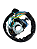 Chave Seta Direcional Com Pisca Alerta Corcel Maverick 75/77Amefil CD309 Ford 74BU13341B 9fios - Imagem 3