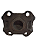 Flange 4 Furos Cardan Toyota Bandeirantes 81/2001 Usa Cruzeta 5.178x 30,2x92 Encaixe Redondo 46mm 3731598002 - Imagem 3