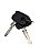 Cilindro Porta Malas Preto Com Chave Chevette 85/93 GM 94656016 Marca Universal Novo de Época com logo GM - Imagem 5