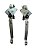 Par Maquina Vidro Mecanica Porta Lado Direito Esquerdo Caminhões Pick-up Veraneio Até /85 GM 7320091 7320092 Micro Metal - Imagem 1