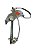 Maquina Vidro Eletrica Traseira Lado Esquerdo Sem Motor Corsa 4 Portas Após 2001/ Fixação Mabuchi GM 93264213 - Imagem 2