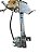 Maquina Vidro Eletrica Traseira Lado Esquerdo Sem Motor Corsa 4 Portas Após 2001/ Fixação Mabuchi GM 93264213 - Imagem 6