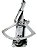 Par Maquina Vidro Mecanica Dianteira Lado Direito Esquerdo Vectra 97 até 2006 GM 93237169 93237170 Original Micro Metal - Imagem 7