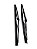 Par Palheta Braço Limpador Parabrisa 10" 260mm Volkswagen VW Fusca Sedan 76 até 80 Dyna 144 Djalma 50158 - Imagem 2