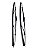 Par Palheta Braço Limpador Parabrisa Dianteira 16" 400mm GM VW Asia Motors Mazda Peugeot Toyota GMC KIA Volvo Dyna 054 - Imagem 2