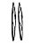 Par Palheta Braço Limpador Parabrisa Dianteiro 15" 375mm GM Caravan Comodor Diplomata Opala 89 a 92 Original Dyna 048 - Imagem 3