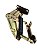 Dobradica Capo Lado Direito Com Mola Pick-up C10 D10 Caminhões C60 D60 Até /85 GM 7362032 Universal 40395 Novo de Época - Imagem 2