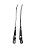 Par Braço Haste Limpador Parabrisa Diantiero VW Brasilia 73 em diante Original Dyna 2036 VW 1029554071 Nova de Época - Imagem 2