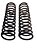 Par Molas Helicoidais Espiral Dianteira Ford Pampa 1.8 Ano 90/ Marca Fabrini I_FO0263 Cofap EFOR69 - Imagem 3