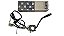Chave Do Limpador de Pára-brisa com Esguicho Ford F4000 85/ Original M Carto V3F608300 Ford 85TU17K478A - Imagem 1