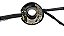 Chave De Seta Direcional Com Limpador VW Fusca 77 em diante VW 113953501106 - Imagem 5