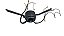 Chave De Seta Direcional Com Limpador VW Fusca 77 em diante VW 113953501106 - Imagem 2