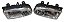 Par Farol Principal Dianteiro Foco Duplo Volkswagen Gol GTI Parati Saveiro G2 de 95 a 99 Original Cibié 6001942 6001952 - Imagem 3