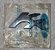 Emblema Tampa Traseira Ford Ka Cromado Original Ford XS51B42528CAZPA Novo de Época - Imagem 2