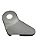 Moldura Interna do Banco Lado Direito do VW Gol Saveiro de 1998 a 2002 Parati de 1998 a 2001 Original VW 377881294A999 - Imagem 2