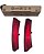 Par do Refletor de Para-choque Vermelho Traseiro do VW Fox de 2010 a 2014 Original VW 5Z6945105 5Z6945106 - Imagem 1