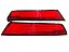 Par do Refletor de Para-choque Vermelho Traseiro do VW Fox de 2010 a 2014 Original VW 5Z6945105 5Z6945106 - Imagem 2