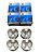 Kit Jogo Com 4 Pistões 050mm Motor 1.6 16v MPFI Corsa Pickup 1996 a 2003 Original GM 93272584 Novo de Época - Imagem 1