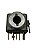 Interruptor Botão Pisca Alerta Fusca Brasilia Variant Original VW 111953235F Botão sem Capa Usado - Imagem 7