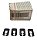 Kit de 4 Calço Menor Maçaneta Externa Gol Santana Quantum Parati Voyage Original VW ZBA8372092 Novo de Época - Imagem 1