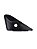 Moldura Acabamento Retrovisor Direito Fiat Fiorino Uno Mille 04 a 13 Original Fiat 100163452 Nova de Época - Imagem 2