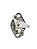 Cilindro Fechadura da Porta Malas Traseira Baú FIAT Fiorino Original FIAT 50012161 Novo de Época - Imagem 5