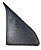 Moldura Interna do Retrovisor Lado Esquerdo Fiat Uno Mille Furgão 00 a 04 Original FIAT 122252080 Nova de Época - Imagem 3