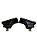 Par da Lanterna de Placa Traseira do FIAT Strada de 2004 a 2020 Original FIAT 735360658 735360659 C/ Detalhe Usado - Imagem 6