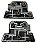 Par de Circuito Soquete da Lanterna Traseira do VW Pointer de 1994 a 1998 Original POLIMATIC 557945257 557945258 - Imagem 1