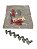 Kit 6 Parafuso M6x12 do Para-lamas Fiat Doblò Idea Novo Uno Palio Strada Original FIAT 51746888 Novo de Época - Imagem 1