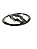 Emblema da Tampa Traseira Chevrolet GM Astra Sedan 03 a 11 Original GM 93387838 Novo de Época - Imagem 3