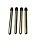 Kit de 4 Pinos Trava da Pastilha Freio Dianteiro do VW Fusca Brasília Variant TL SP2 Original VW 3116152611 Novos - Imagem 2
