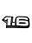Emblema 1.6 Tampa Traseiro Porta-Malas GM Chevette 83/87 Chevy 500 83/87 Marajó 83/87 Monza 83/87 Original GM 94633247 - Imagem 2