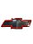 Emblema Vermelho Gravata da Grade Dianteira do GM ACD20 Bonanza em 1993 Original GM 93212030 Novo de Época - Imagem 2
