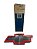 Emblema Vermelho Gravata da Grade Dianteira do GM ACD20 Bonanza em 1993 Original GM 93212030 Novo de Época - Imagem 1