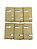 Kit 6 Garras Retentoras Friso Lateral GM Opala Caravan 80 a 84 Chevette 80 a 94 Chevy 500 80 a 95 Original GM 94604538 - Imagem 2