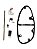 Maçaneta Externa Porta LD GM Omega 99 a 06 Original GM 92050984 Nova de Época - Imagem 4