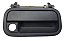 Maçaneta Externa Porta LD GM Corsa Hatch Classic Vectra 93 a 17 Original GM 25316210 Nova de Época - Imagem 2