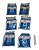 Kit 6 Retentor Presilha do Friso do Teto GM Astra 1999 até 2011 Original GM 09133248 Novos de Época - Imagem 1