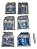Kit 6 Retentor Presilha do Friso do Teto GM Astra 1999 até 2011 Original GM 09133248 Novos de Época - Imagem 2